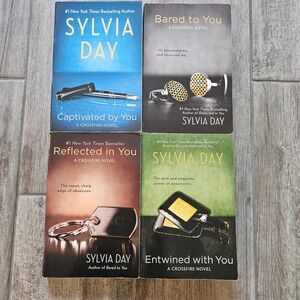 Sylvia Day Books Lot of 4 Crossfire Series Mature Steamy Romance Paperbacks